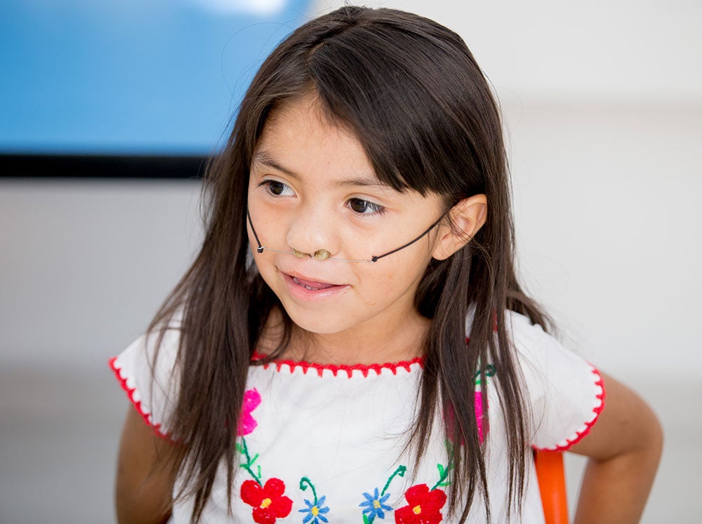 Barbara talking after free Smile Train-sponsored cleft treatment