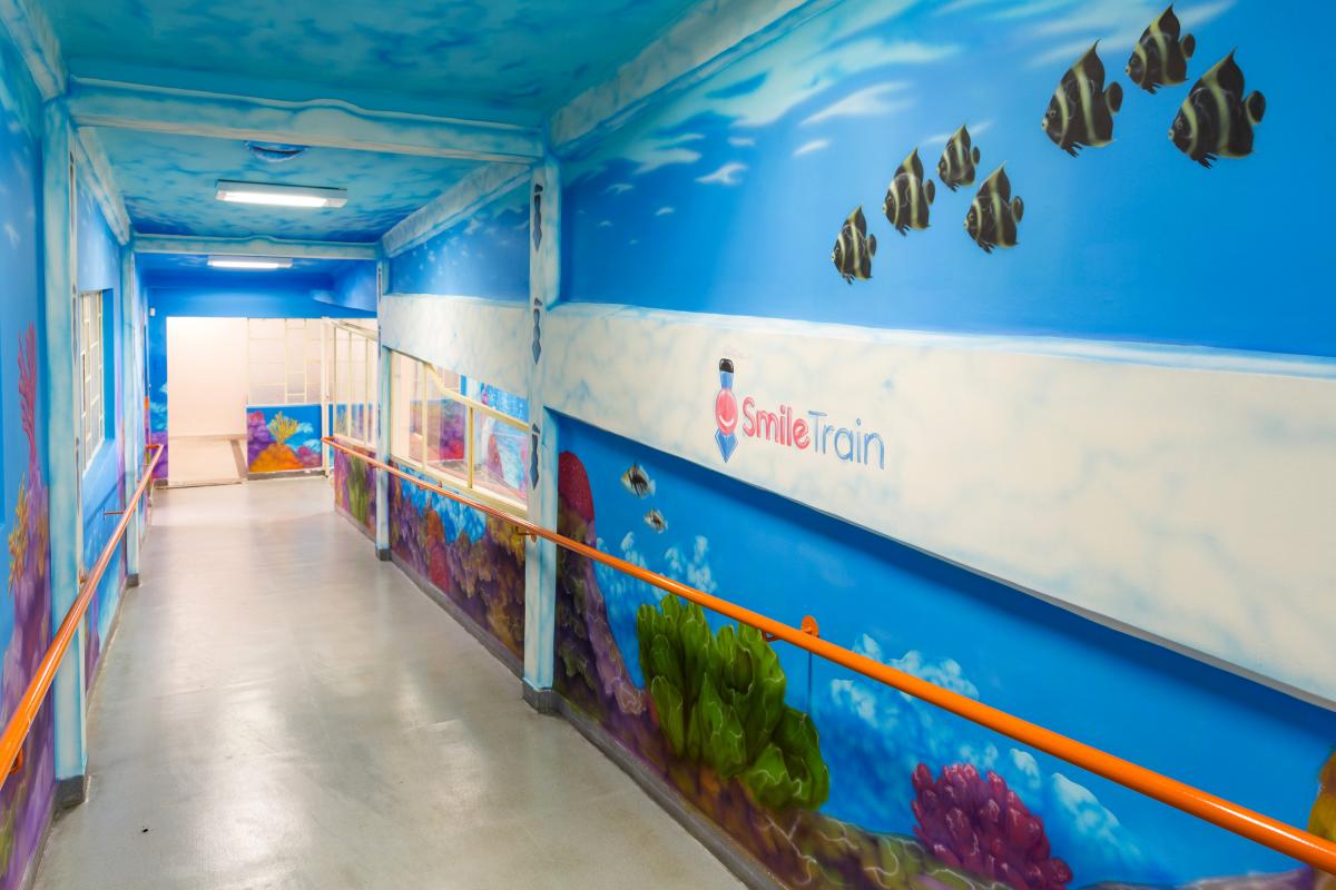 Jason Hulfish's Smile Train mural