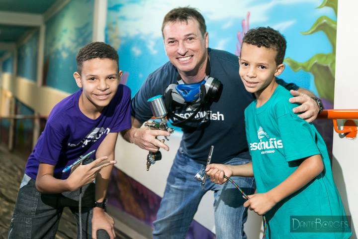 Jason Hulfish smiling with patients