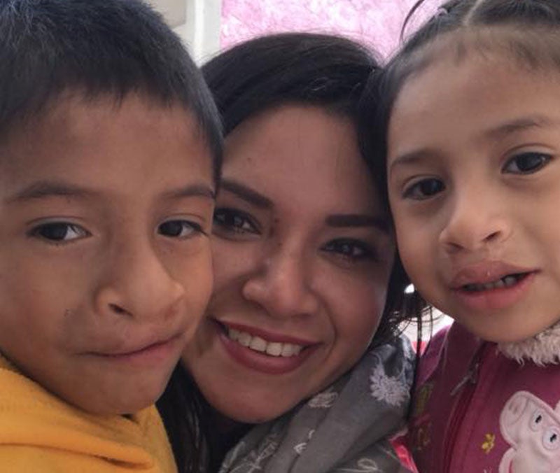 karla smiling with patients