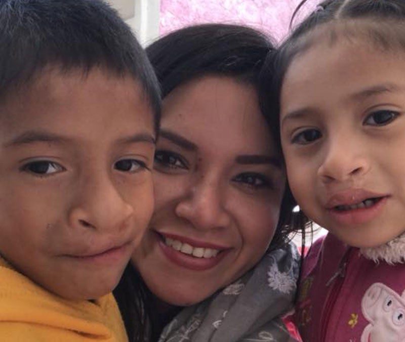 karla smiling with patients