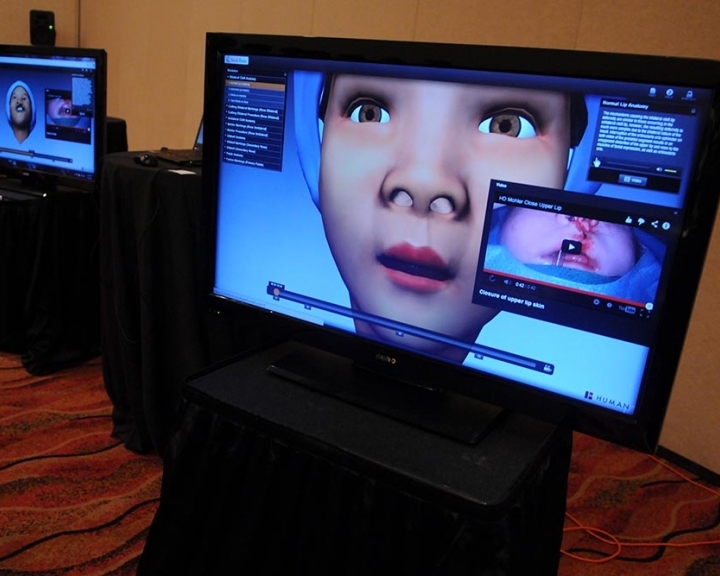 photo of virtual surgery simulator